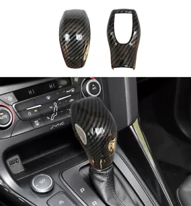 Carbon Fiber Color Gear Shift Knob Trim Fit For Ford Transit Connect 2014-2021 - Picture 1 of 12