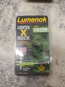 Lumenok X Green Single X1G Lighted Nock
