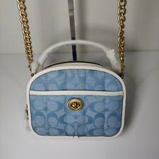 Coach C4688 Lunchbox Top Handle In Signature Chambray With Quilting