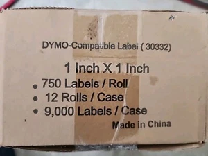 12 Rollen Mehrzweck Etikett passend für Dymo 30332 - USA Verkäufer & BPA frei - Bild 1 von 3