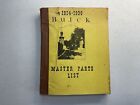 1914-1930 Buick Master Parts List. Crankin’s Hope Publications, Blairsville, Pa.