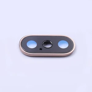 OEM Back Rear Camera Glass Lens Cover+Frame Holder For iPhone XS / XS MAX Gold - Picture 1 of 3