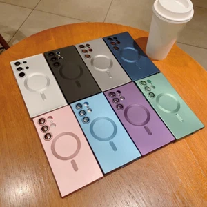 Funda protectora magnética MagSafe TPU a prueba de golpes para Samsung S25 S24 Ultra S23 S22 S21 - Imagen 1 de 24