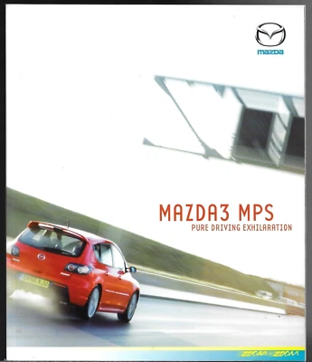 Mazda 3 MPS 2.3 Turbo 2007-2009 UK Market Sales Brochure - Image 1 of 4