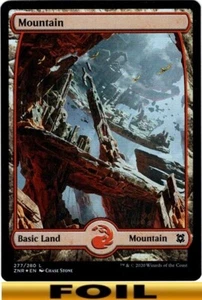 1x - MOUNTAIN - #277 - FOIL FULL ART - Zendikar Rising - NM MTG - Bild 1 von 1
