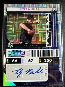 Kyle Muller 2022 Panini Contenders Building Blocks RC Auto /10 - Picture 1 of 2