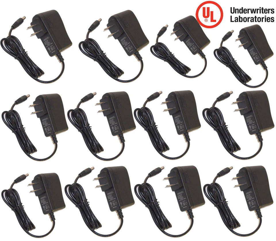 UL Listed 12V DC 1 Amper Power Supply Adapter CCTV Security Camera System 1 amp - Image 1 of 4