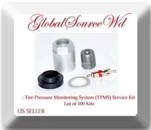 100 packs 20004 TPMS Sensor Service Kit Fits:Buick Cadillac Chevrolet GMC Saab & - Picture 1 of 2