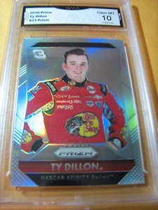 TY DILLON 2016 PRIZM RACING PRIZM # 33 GRADO 10 L@@@K - Imagen 1 de 1