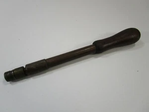 H. Mueller Brass Antique tool Brass Spiral Screw Drill wood steel 1889 - Picture 1 of 11