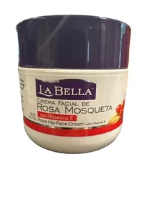 La Bella Rose Hip Oil Face Cream Vitamin E 4 Oz. Hydrating Moisturizer New FAST - Picture 1 of 5