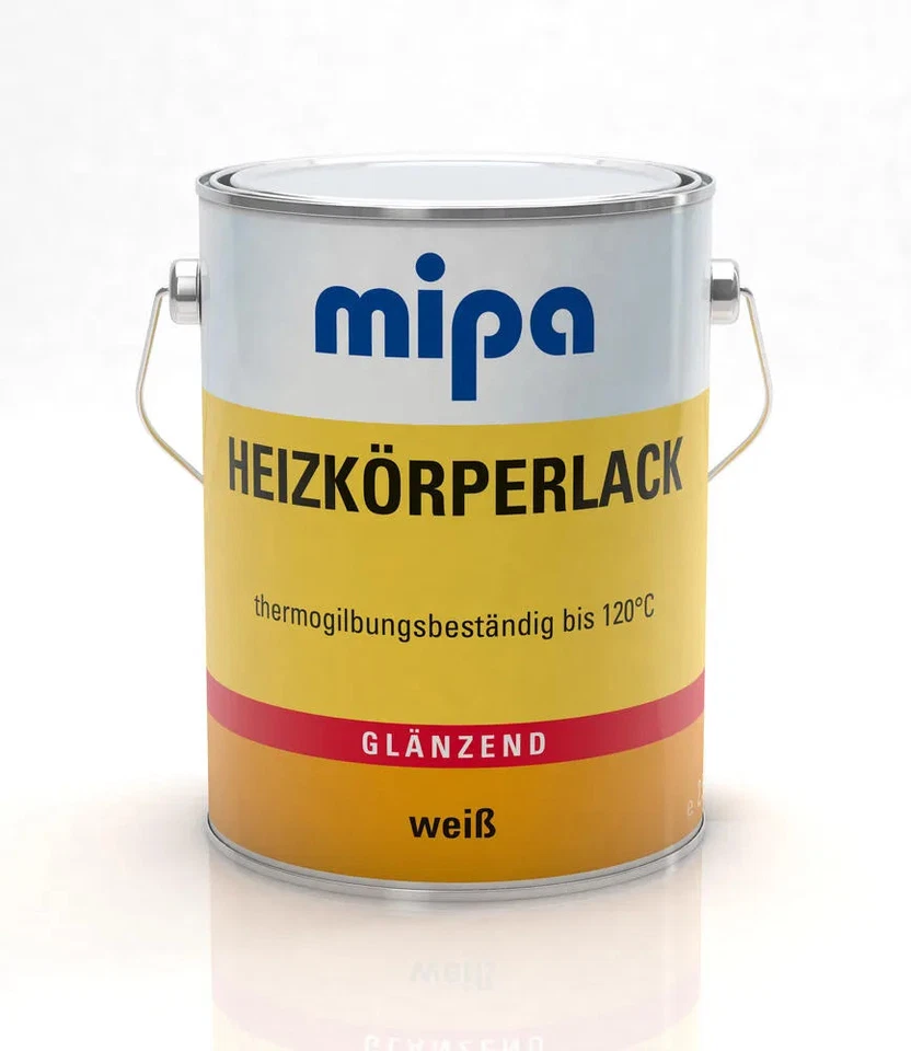 MIPA Heizkörperlack 750ml weiß Temperaturbeständig 180°c