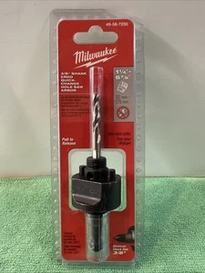 NEU Milwaukee 49-56-7250 Lochsäge großer Dorn mit Pilot Bit Snap Pin, 3/8" Schaft - Bild 1 von 9