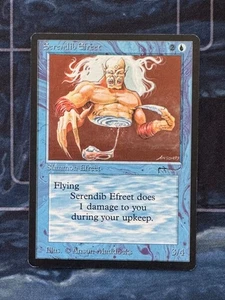 MtG Serendib Efreet - Mtg Arabian Nights NM/LP Blue Magic - Picture 1 of 6