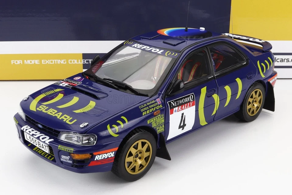 1/18 SUN-STAR - SUBARU - IMPREZA 555 N 4 WINNER RALLY RAC LOMBARD 1995 05523 - Immagine 1 di 1