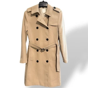 Gabardina de doble botonadura para mujer H&M - Imagen 1 de 4