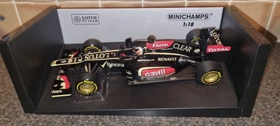Minichamps 1:18 Kimi Raikkonen Lotus Renault F1 2013 Showcar BNIB Ltd Ed 702pcs - Image 1 of 4