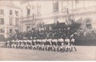 AISNE LAON  (lot 4 cartes photos) CEREMONIE place de l