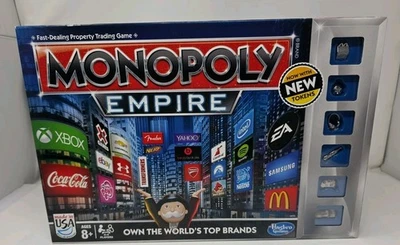 2014 Monopoly Empire Silver Edition Own The Worlds Top Brands Game 100% Complete - Image 1 of 4