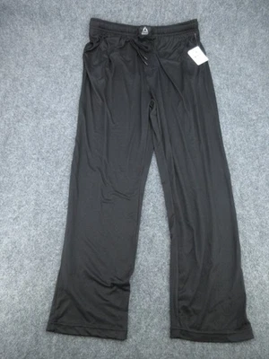 锐步睡衣裤男式 XL 黑色休闲睡衣裤弹力抽绳 — 第 1/4 张图片