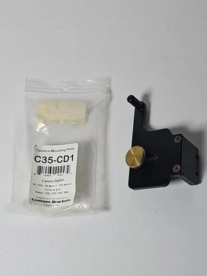 Custom Brackets Bracket Accessory C35-CD1 Flash Mounting Plate NEW For Canon  - Image 1 of 2