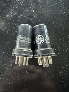 (2) 6SF5 Vacuum Tubes!! 1-GE & 1-Cunningham!! Tested Good!! - Picture 1 of 4