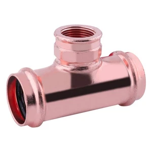 GRAINGER APPROVED Press tee,PxPxFPT, 1" x 1" x 1/2" 816ZA8 - Picture 1 of 1