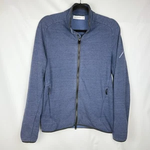 Hill City Jacket Mens S Blue Full Zip Tech Track Performance Sporty Street - Picture 1 of 8