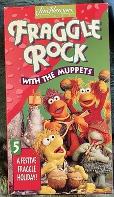 Fraggle Rock, A Festive Fraggle Holiday, Jim Henson, Family Animation, VHS, 1993 - Image 1 of 2