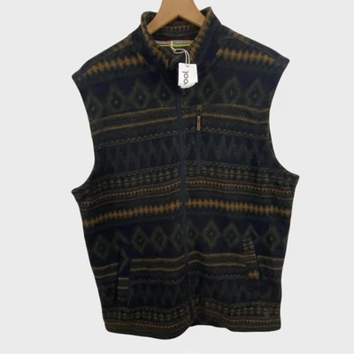 Smartwool NWT Multicolor Fair Isle Fleece Hudson Trail Vest Size Large - Image 1 of 4