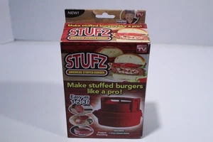 Prensa para hacer hamburguesas rellenas Stufz Americas como se ve en TV parrilla de regalo nueva sellada - Imagen 1 de 11