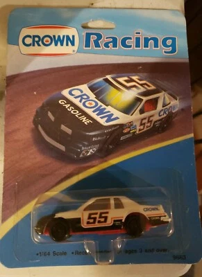 Vintage CROWN GASOLINE #55 Race Car 1989 ERTL PROMOTIONAL 1/64 scale diecast  - Image 1 of 4