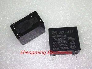 50 STCK. 12 V JZC-32F-012-HS3 (555) HF32F-12V-HS SPST 5A 250VAC/30VDC 4-poliges Relais - Bild 1 von 1