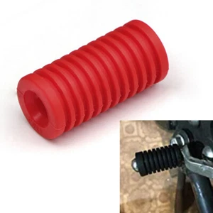 Cubierta de goma para pedal de palanca de cambios roja para Yamaha Suzuki Kawasaki - Imagen 1 de 5