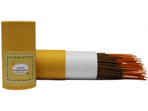 Sandal Agarbatti 100 Incense Sticks Pack Sandalwood Aroma & Beautiful Fragrance - Picture 1 of 2