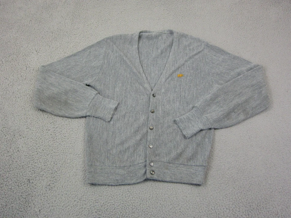 Cárdigan Jack Nicklaus True Vintage Para Hombre Grande Gris Años 60 Hecho en EE. UU. Suéter Golf Foto 1 de 4