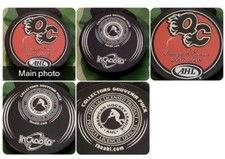 2007-2008 QUAD CITY MALLARDS AHL INAUGURAL SEASON COLLECTORS PUCK INGLASCO 🇸🇰
