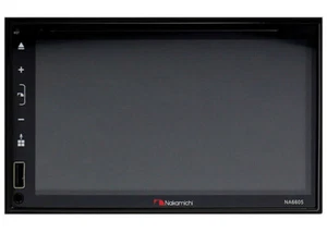 Nakamichi NA6605 6.8" Double Din Apple & Android Car Play Auto Navigation Stereo - Picture 1 of 4
