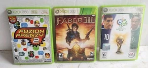 XBOX 360 Spielepaket: FIFA World Cup Germany 2006, Fusion Frenzy 2, Fable III - Bild 1 von 8