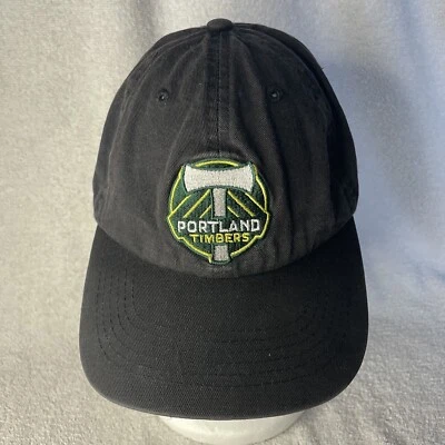 Portland Timbers Black MLS Chrysler Jeep Adjustable Strap Hat Cap Mens Diamler - Image 1 of 4