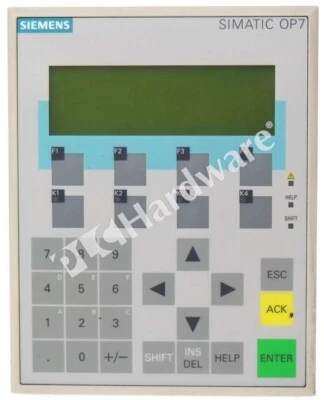 Siemens 6AV3607-1JC20-0AX1 6AV3 607-1JC20-0AX1 SIMATIC OP7/DP 24V Operator Panel - Image 1 of 4