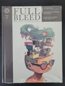 FULL BLEED COMICS & CULTURE QUARTERLY HARDCOVER Vol 1 ALAN MOORE! KING!! - Picture 1 of 2
