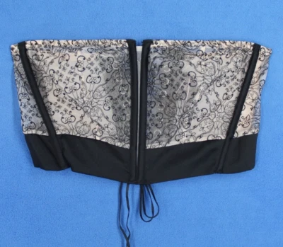 Victoria Secret Very Sexy Lace Corset Unlined Strapless Bra Sz M #E3066 - Image 1 of 4