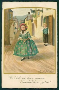 Artist Signed Pauli Ebner Children Dondorf serie 2463 postcard TC2293 - Picture 1 of 2
