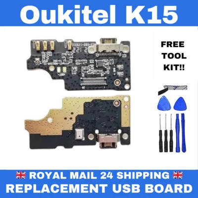 Oukitel K15 Ersatz USB Ladeplatine/Ladeanschluss, 24 Stunden Versand