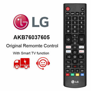Telecomando Smart TV originale UK LG AKB76037605 con NETFLIX / Amazon / Disney
