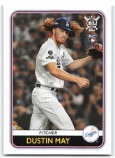 2020 Topps Big League Dustin May  Rookie Los Angeles Dodgers 60