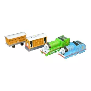 4 statuine treno Thomas in miniatura Toby Annie Henry da 1,5" a 2,25" cake topper - Foto 1 di 5