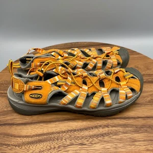 Keen Sandals Womens Size 9.5 Orange Hiking Water Sporty Drawstring Fisherman - Picture 1 of 8