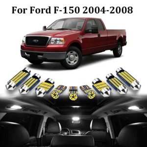 14X White Interior LED Lighting For Ford F-150 2004-2008 + License plate light - Picture 1 of 12